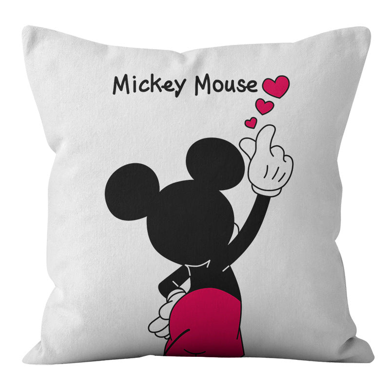 Valentine 'S Day Pillow Covers 4 Piece Random Styles Together, Cute Cartoon Couple Pillow Cover