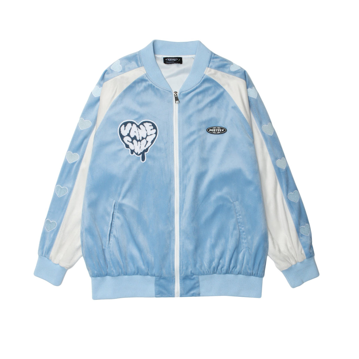 Valentine's Day Jacket Velvet Fabric Love Picture Couple's Outerwear Top Coat