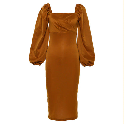 Valentine's Day Dress Spring and Autumn Dress Long Sleeve Dress Autumn
