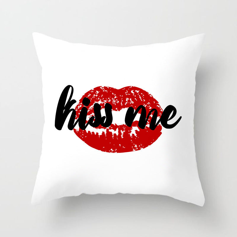 Valentine 'S Day Pillow Covers 4 Piece Random Styles Together Holiday Home Sofa Cushion Cushion Cover
