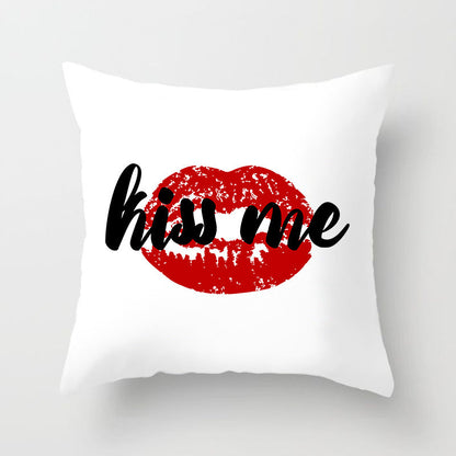 Valentine 'S Day Pillow Covers 4 Piece Random Styles Together Holiday Home Sofa Cushion Cushion Cover