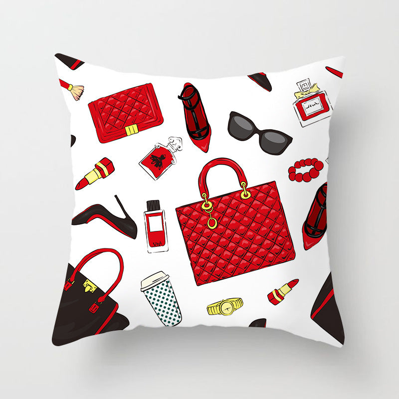 Valentine 'S Day Pillow Covers 4 Piece Random Styles Together Holiday Home Sofa Cushion Cushion Cover