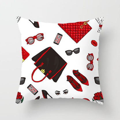 Valentine 'S Day Pillow Covers 4 Piece Random Styles Together Holiday Home Sofa Cushion Cushion Cover