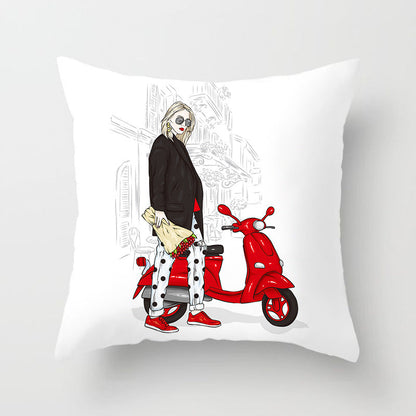 Valentine 'S Day Pillow Covers 4 Piece Random Styles Together Holiday Home Sofa Cushion Cushion Cover