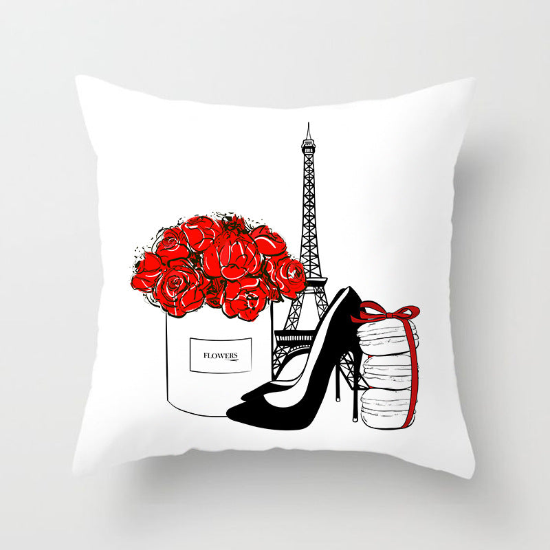 Valentine 'S Day Pillow Covers 4 Piece Random Styles Together Holiday Home Sofa Cushion Cushion Cover