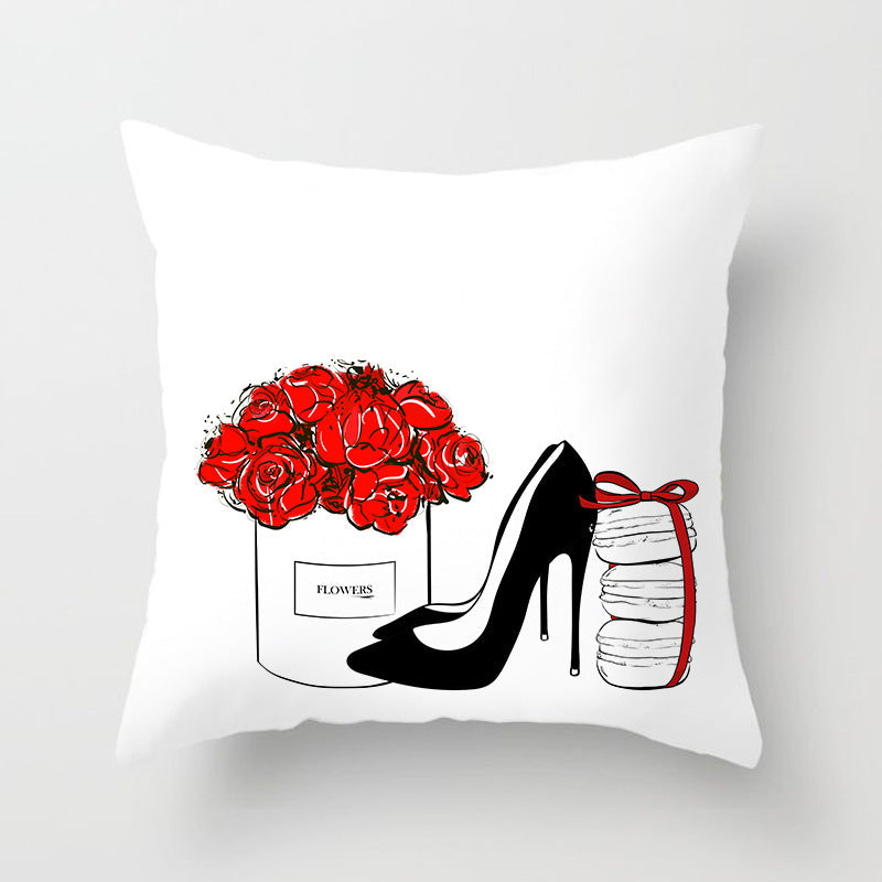 Valentine 'S Day Pillow Covers 4 Piece Random Styles Together Holiday Home Sofa Cushion Cushion Cover