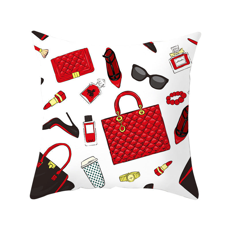 Valentine 'S Day Pillow Covers 4 Piece Random Styles Together Holiday Home Sofa Cushion Cushion Cover