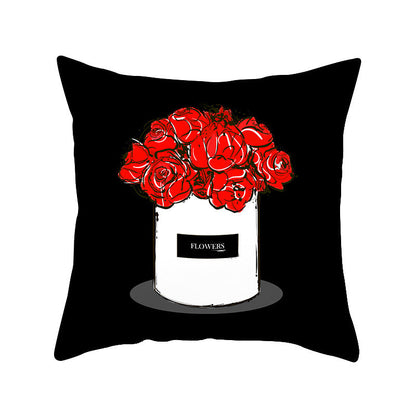 Valentine 'S Day Pillow Covers 4 Piece Random Styles Together Holiday Home Sofa Cushion Cushion Cover