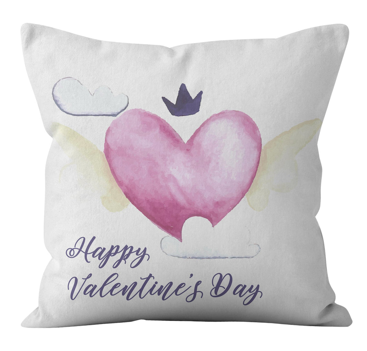 Valentine 'S Day Pillow Covers 4 Piece Random Styles Together, Purple Love Pillow Cover Home Pillow Cushion Cover