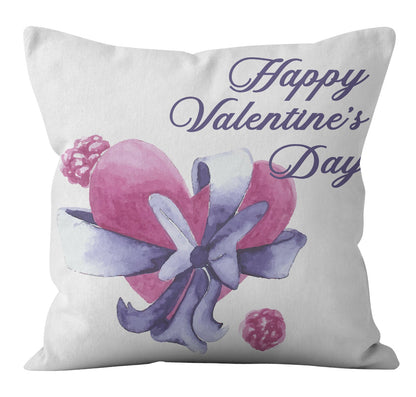 Valentine 'S Day Pillow Covers 4 Piece Random Styles Together, Purple Love Pillow Cover Home Pillow Cushion Cover