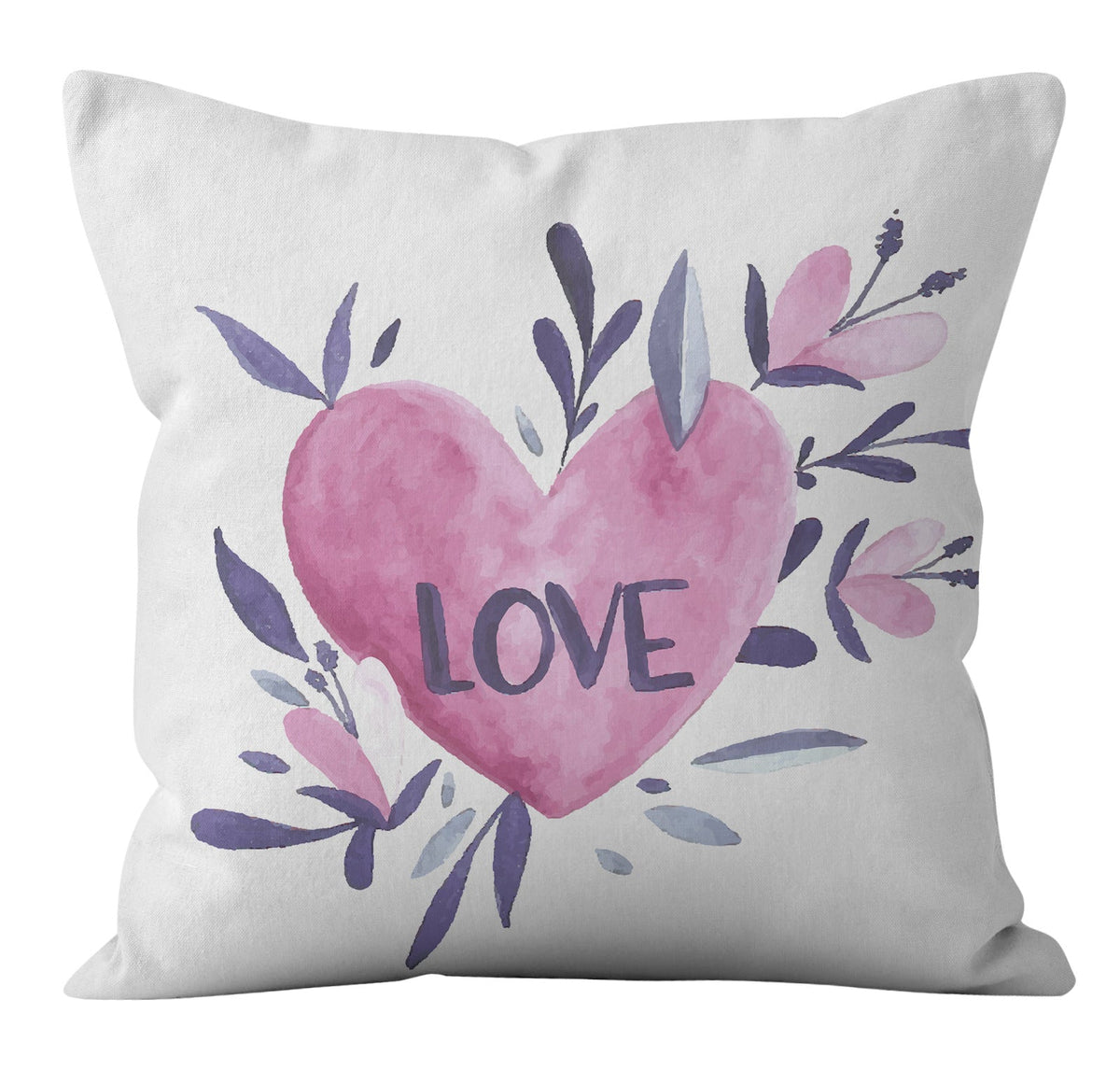 Valentine 'S Day Pillow Covers 4 Piece Random Styles Together, Purple Love Pillow Cover Home Pillow Cushion Cover