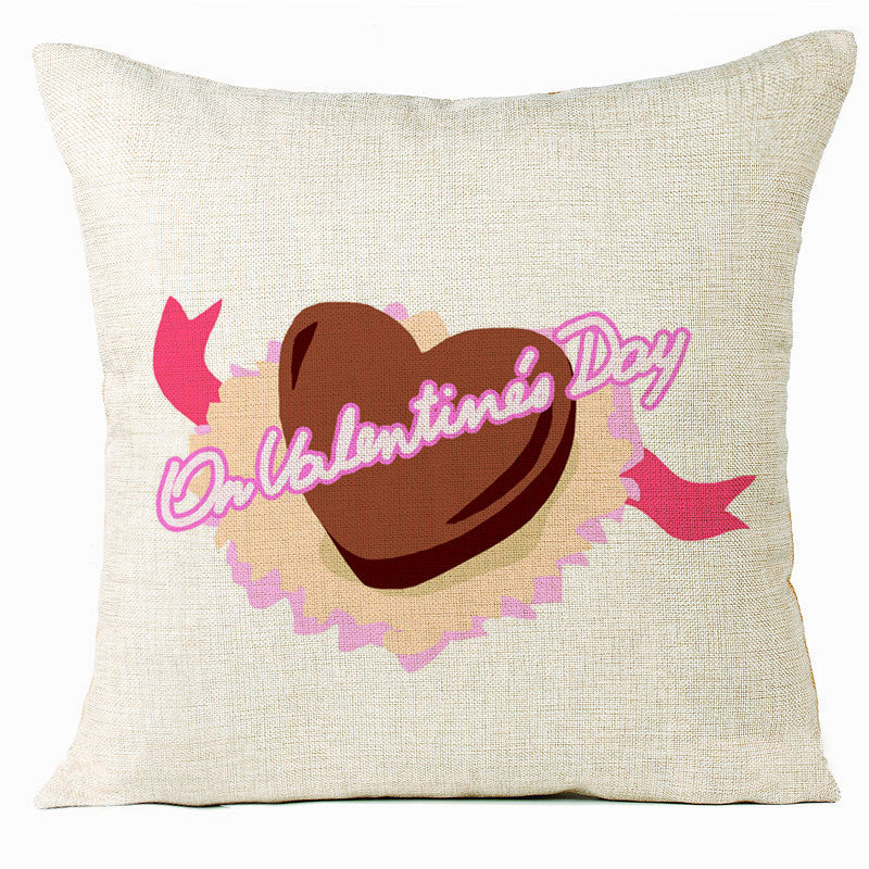 Valentine 'S Day Pillow Covers 4 Piece Random Styles Together, Home Decoration Love Cushion