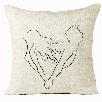 Valentine 'S Day Pillow Covers 4 Piece Random Styles Together, Home Decoration Love Cushion