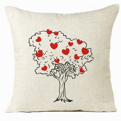 Valentine 'S Day Pillow Covers 4 Piece Random Styles Together, Home Decoration Love Cushion