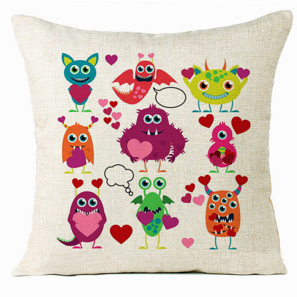 Valentine 'S Day Pillow Covers 4 Piece Random Styles Together, Home Decoration Love Cushion