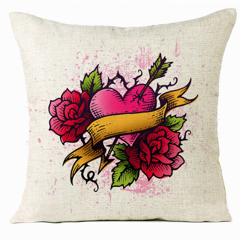 Valentine 'S Day Pillow Covers 4 Piece Random Styles Together, Home Decoration Love Cushion