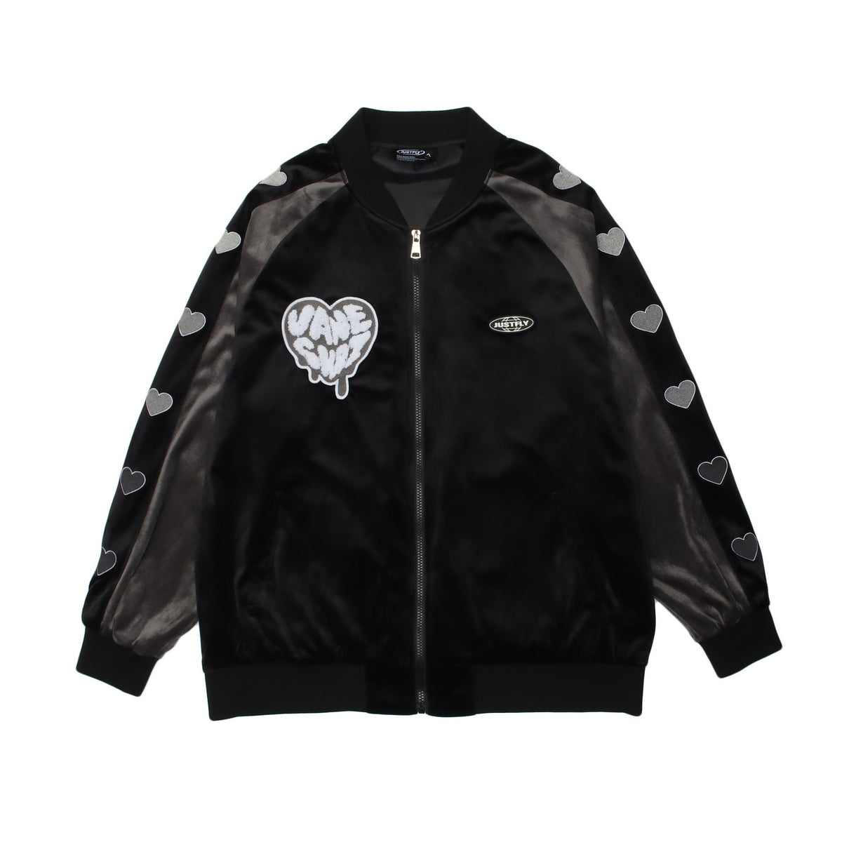 Valentine's Day Jacket Velvet Fabric Love Picture Couple's Outerwear Top Coat