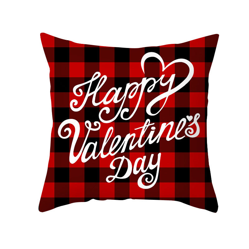 Valentine 'S Day Pillow Covers 4 Piece Random Styles Together, Home Festival Gift Pillow Cushion Cover