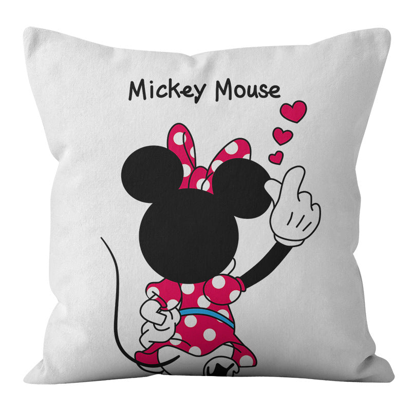 Valentine 'S Day Pillow Covers 4 Piece Random Styles Together, Cute Cartoon Couple Pillow Cover