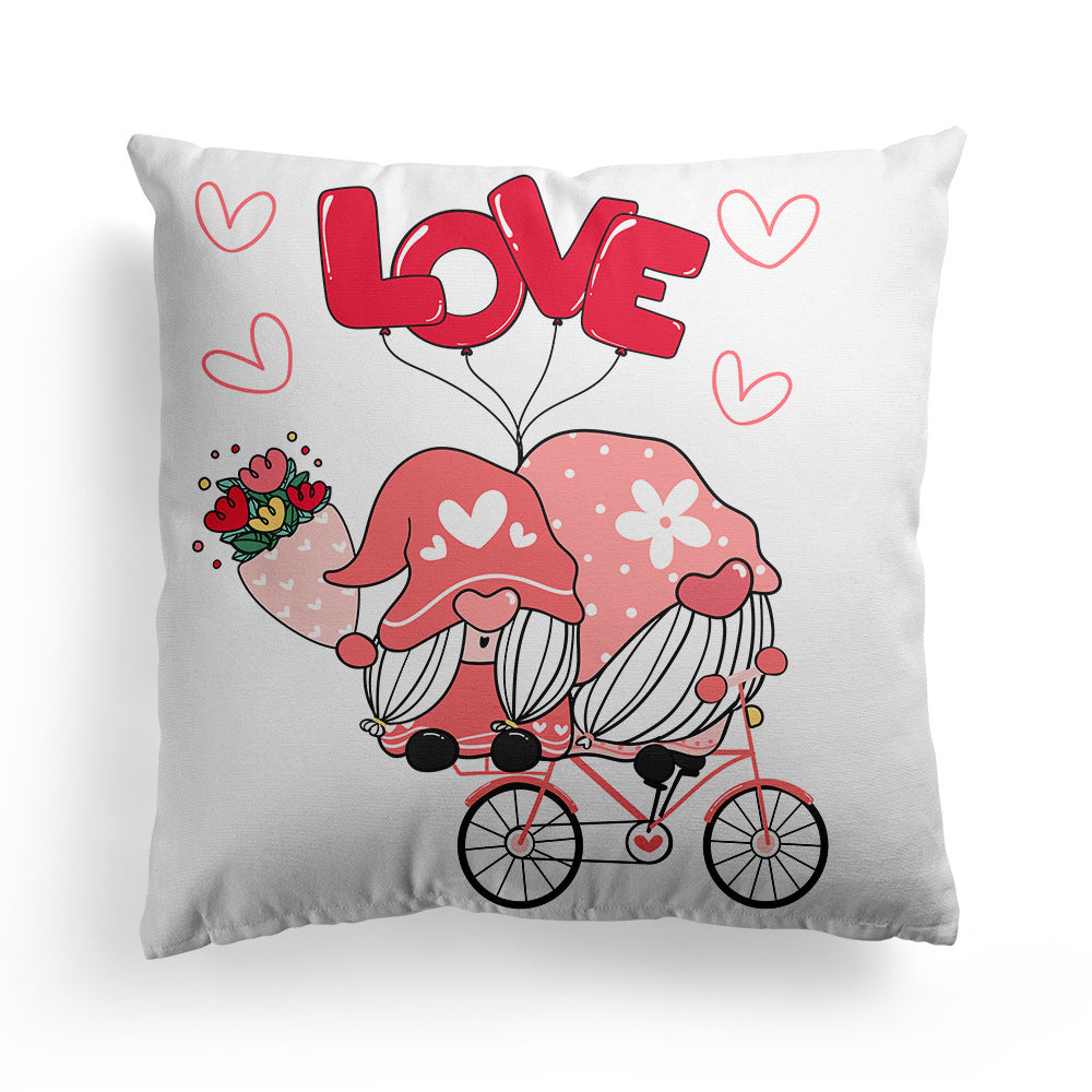 Valentine 'S Day Pillow Covers 4 Piece Random Styles Together, Car Love Pillow Cushion Cover