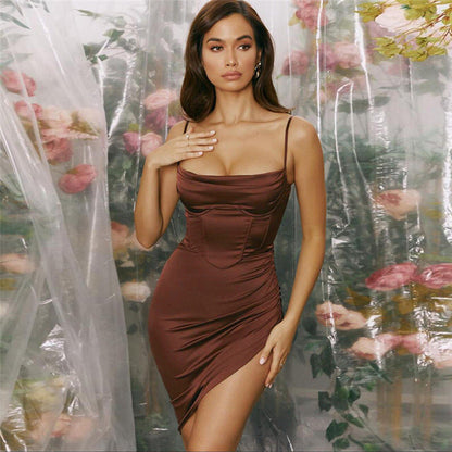 Valentine's Day Dress Winter Women's Fashion Sexy Backless Slim Dress for Women