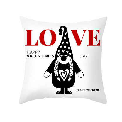 Valentine 'S Day Pillow Covers 4 Piece Random Styles Together, Home Festival Gift Pillow Cushion Cover