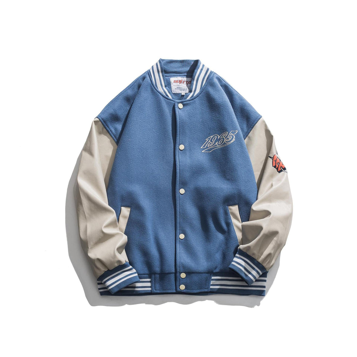 Valentine 'S Day Jacket Autumn Love Foam Baseball Jacket Men 'S Loose