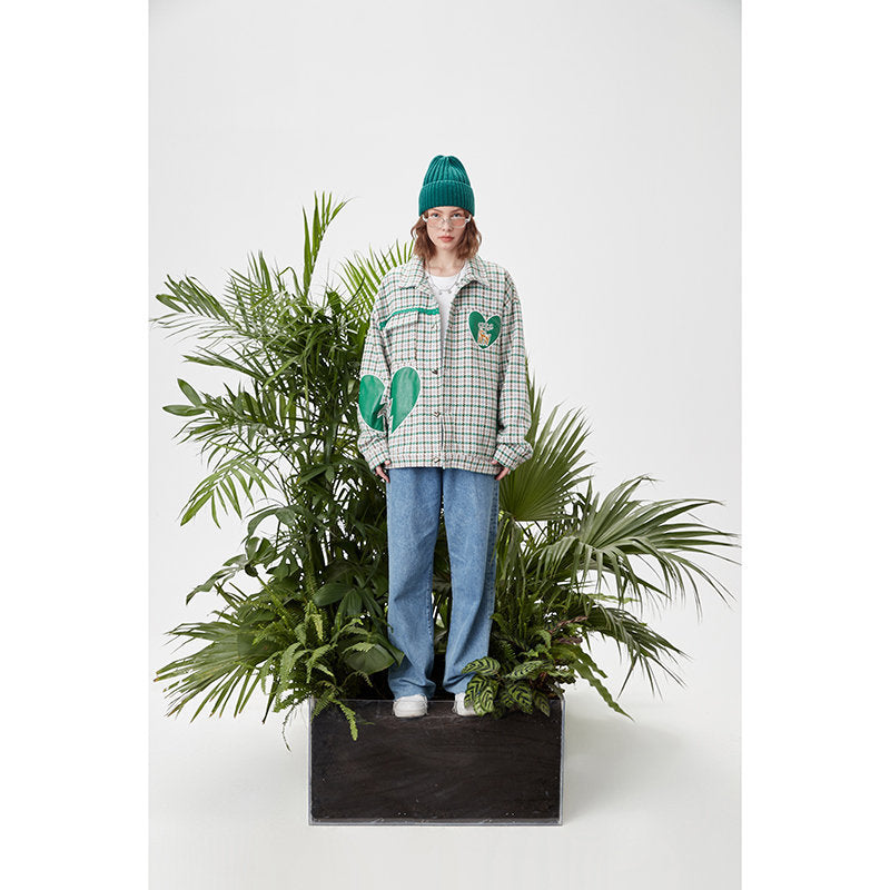 Valentine's Day Jacket Love Pattern Youth Coat Male