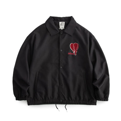 Valentine's Day Jacket Loose Heart Shape Printed Jacket