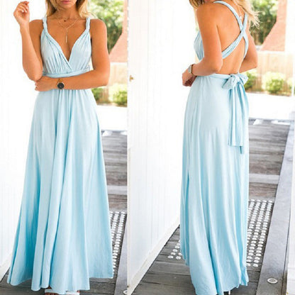 Valentine's Day Dress Backless Sexy Bandage One-Piece Dress Dress