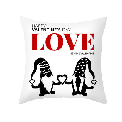 Valentine 'S Day Pillow Covers 4 Piece Random Styles Together, Home Festival Gift Pillow Cushion Cover