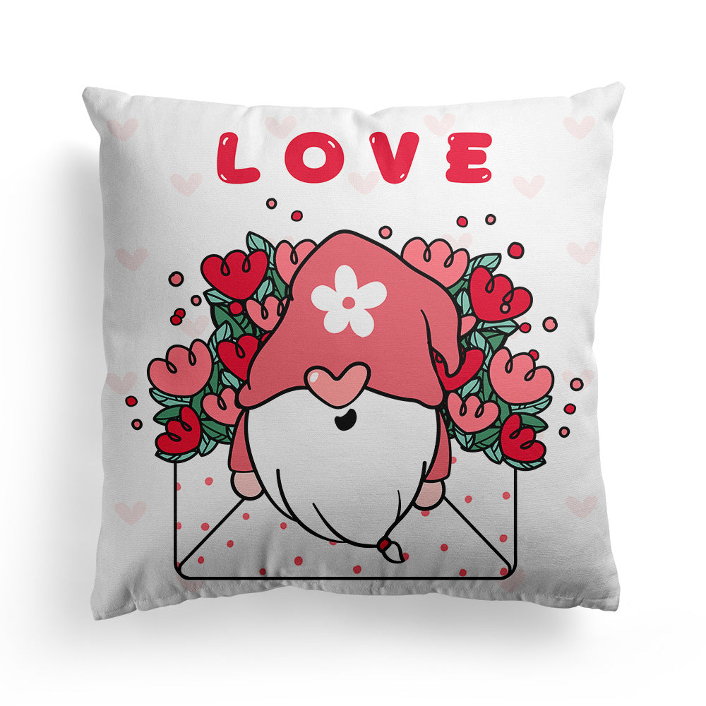 Valentine 'S Day Pillow Covers 4 Piece Random Styles Together, Car Love Pillow Cushion Cover