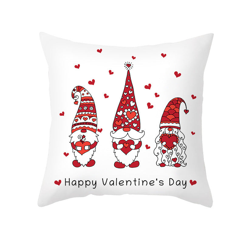 Valentine 'S Day Pillow Covers 4 Piece Random Styles Together, Home Festival Gift Pillow Cushion Cover
