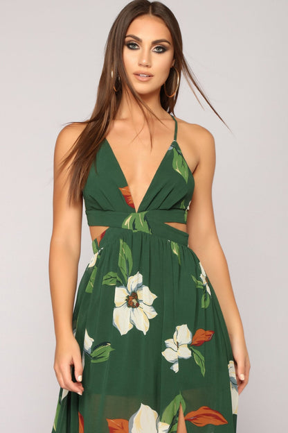 Valentine's Day Dress Backless Sleeveless Suspender Dress