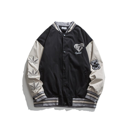 Valentine's Day Jacket Love Foam Printed Jacket