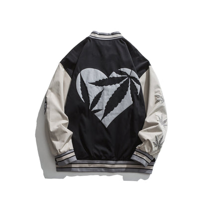 Valentine's Day Jacket Love Foam Printed Jacket