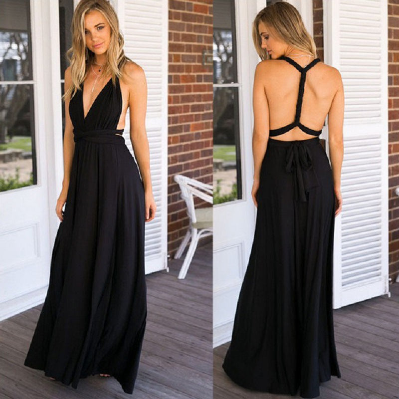 Valentine's Day Dress Backless Sexy Bandage One-Piece Dress Dress