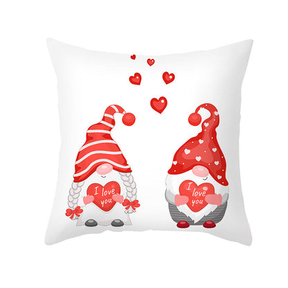 Valentine 'S Day Pillow Covers 4 Piece Random Styles Together, Home Festival Gift Pillow Cushion Cover