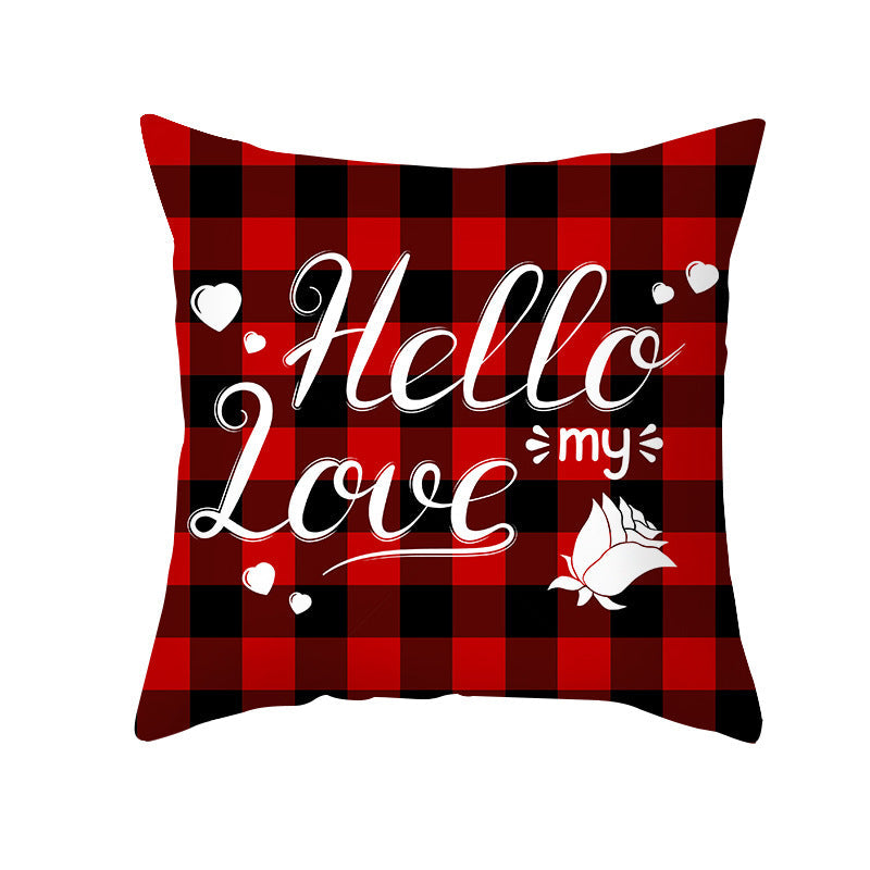 Valentine 'S Day Pillow Covers 4 Piece Random Styles Together, Home Festival Gift Pillow Cushion Cover
