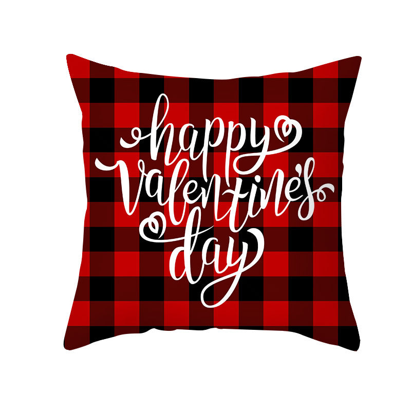 Valentine 'S Day Pillow Covers 4 Piece Random Styles Together, Home Festival Gift Pillow Cushion Cover