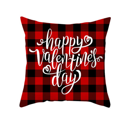 Valentine 'S Day Pillow Covers 4 Piece Random Styles Together, Home Festival Gift Pillow Cushion Cover