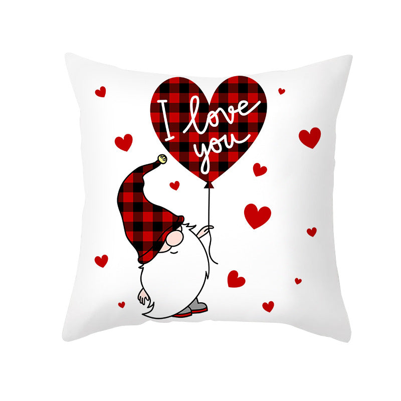 Valentine 'S Day Pillow Covers 4 Piece Random Styles Together, Home Festival Gift Pillow Cushion Cover