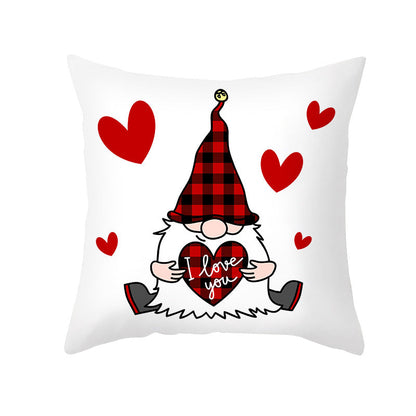 Valentine 'S Day Pillow Covers 4 Piece Random Styles Together, Home Festival Gift Pillow Cushion Cover