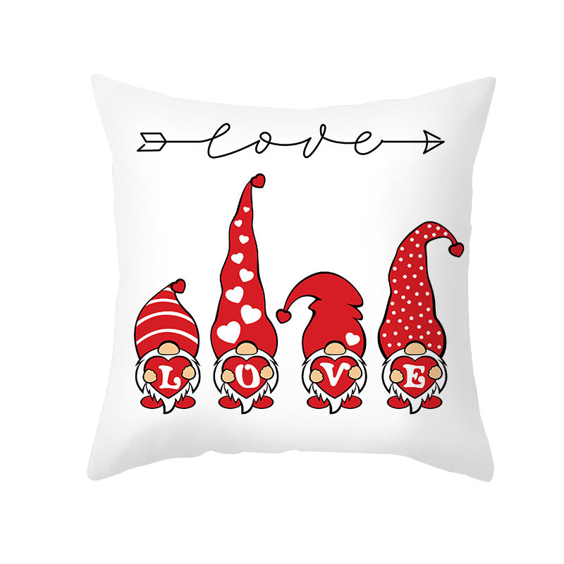 Valentine 'S Day Pillow Covers 4 Piece Random Styles Together, Home Festival Gift Pillow Cushion Cover