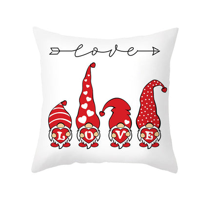 Valentine 'S Day Pillow Covers 4 Piece Random Styles Together, Home Festival Gift Pillow Cushion Cover