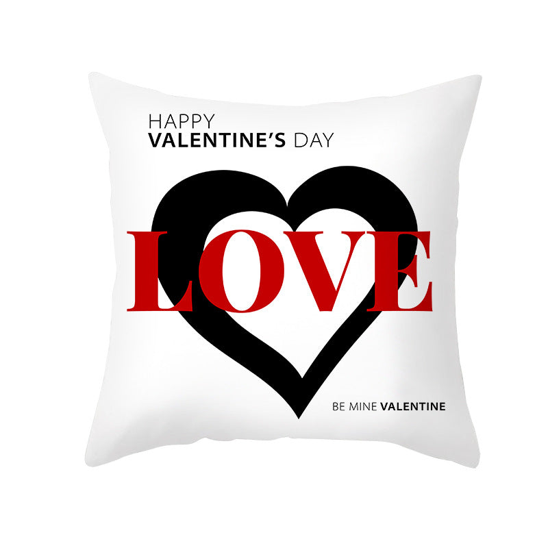 Valentine 'S Day Pillow Covers 4 Piece Random Styles Together, Home Festival Gift Pillow Cushion Cover