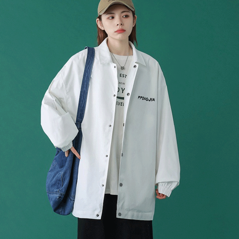 Valentine's Day Jacket Autumn Blue Background Heart Shape Printed plus Size Casual Men's Jacket